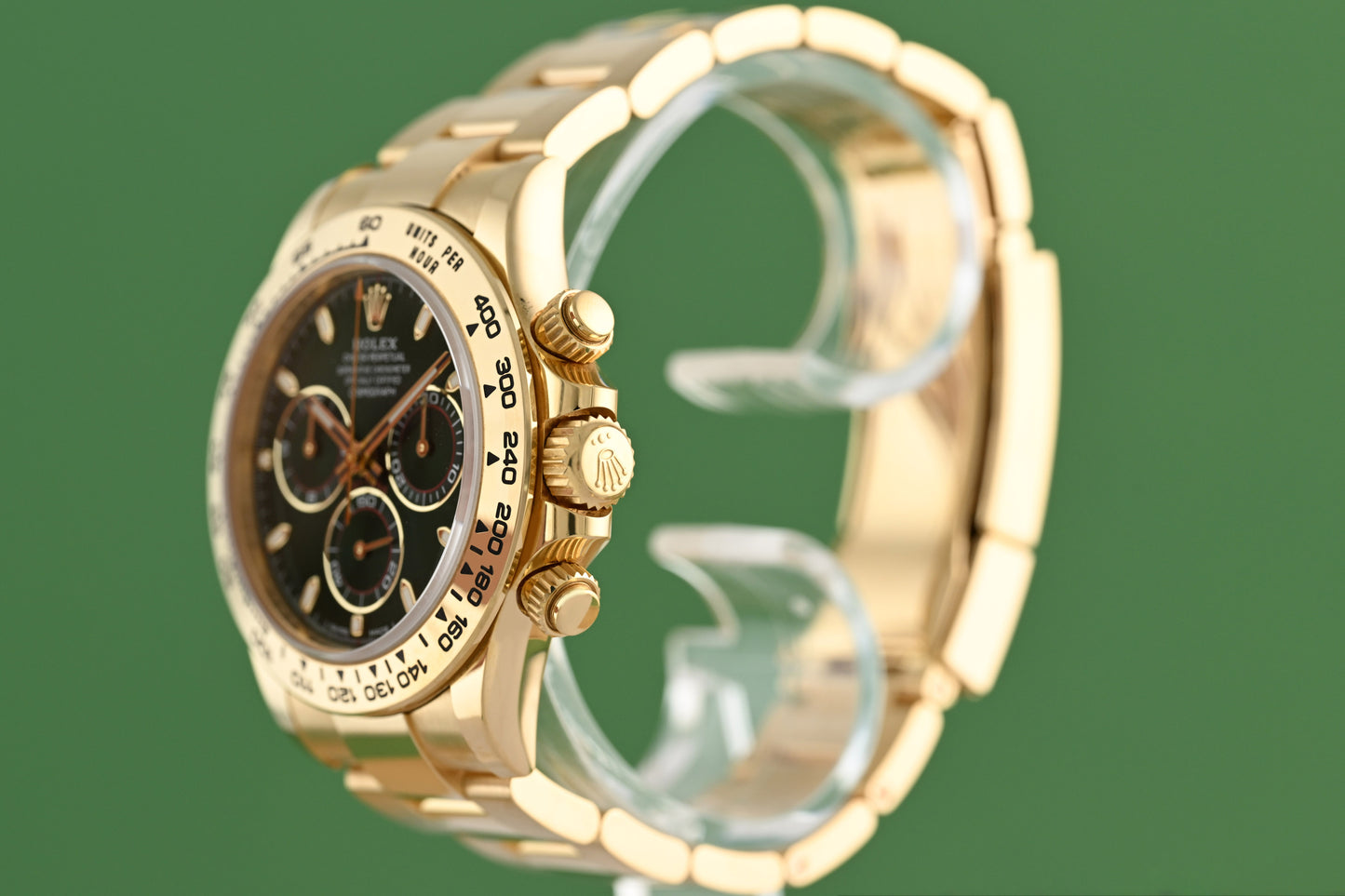 Rolex Daytona Gelbgold 116508 - Full Set - Green Dial - John Mayer