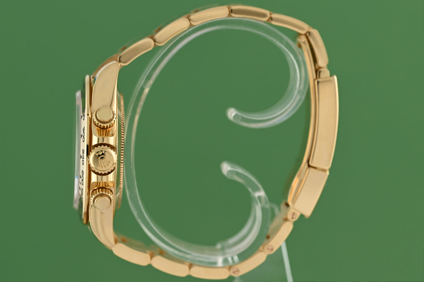 Rolex Daytona Gelbgold 116508 - Full Set - Green Dial - John Mayer