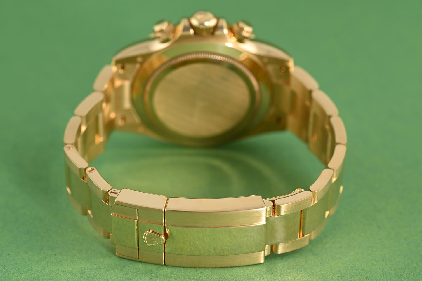 Rolex Daytona Gelbgold 116508 - Full Set - Green Dial - John Mayer