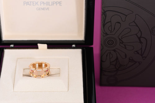 Patek Philippe Twenty ~ 4 Ring with 54 diamonds 18k. Rose gold