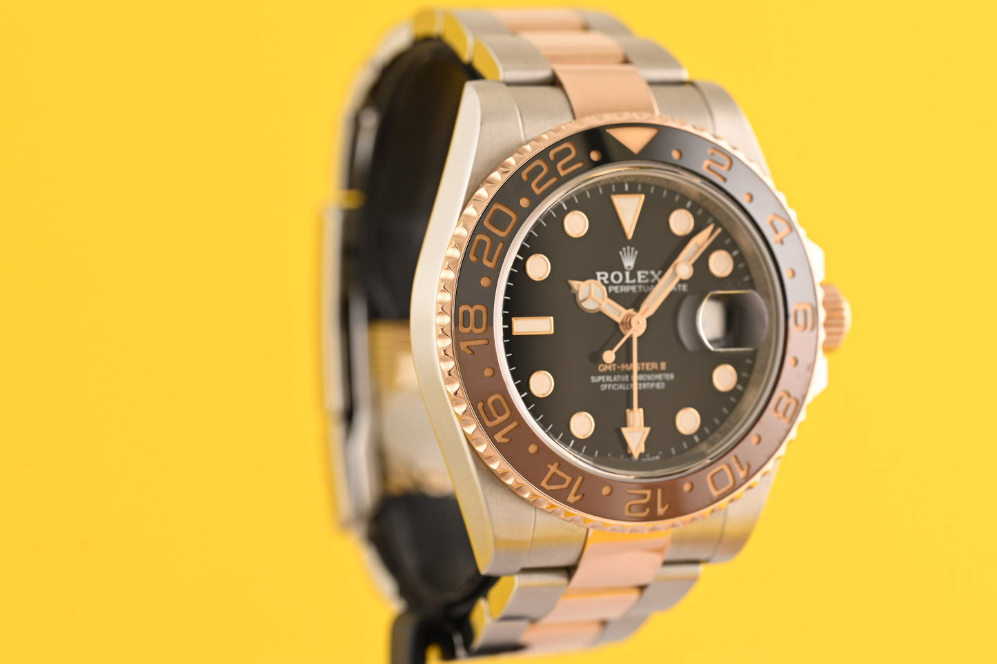 Rolex GMT Master II Rootbeer Stahl/Roségold - 126711CHNR - LC 100