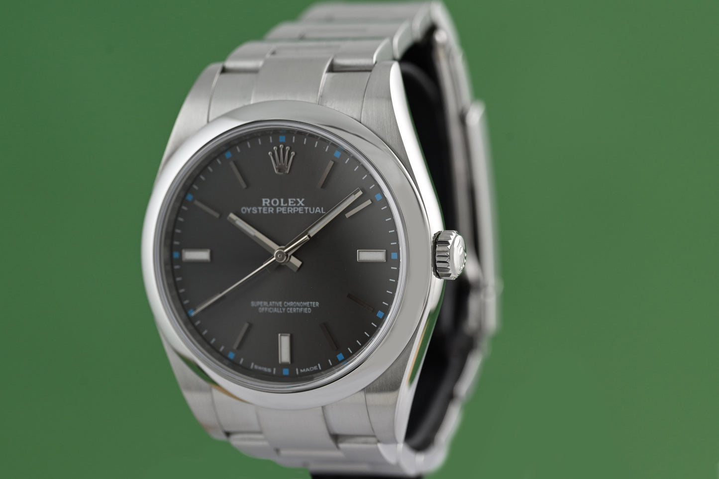Rolex Oyster Perpetual 39mm 114300 - Grey - Box& Papers
