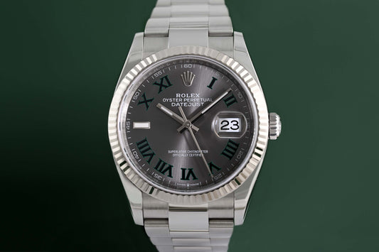 Rolex Oyster Perpetual Datejust 126234 - Full Set - Wimbledon Dial
