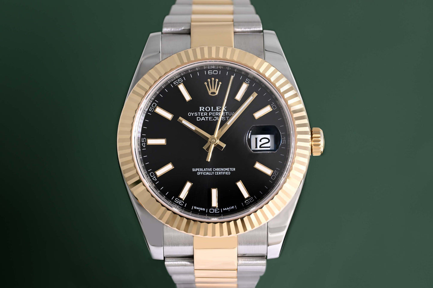 Rolex Datejust 41 - 126333 - Black Dial - Full Set - LC100