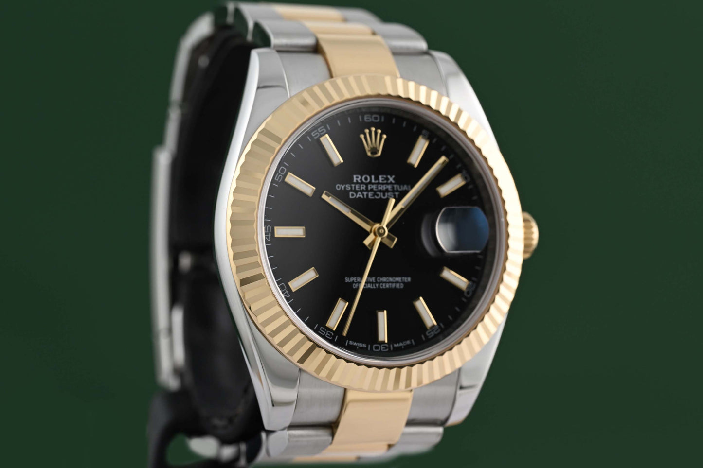 Rolex Datejust 41 - 126333 - Black Dial - Full Set - LC100