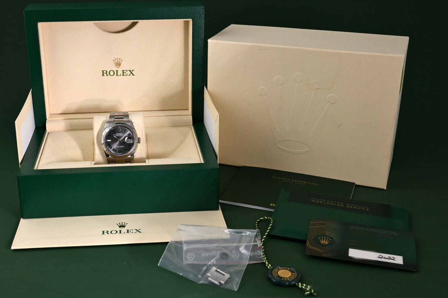 Rolex Oyster Perpetual Datejust 126234 - Full Set - Wimbledon Dial