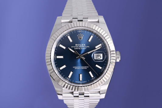 Rolex Datejust 41 - 126334 Blue Dial - Full Set