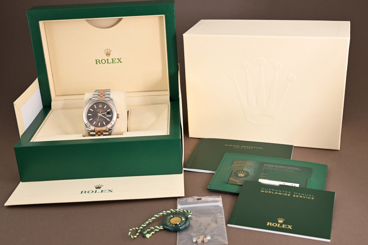Rolex Datejust 41 - 126331 - Full Set - Brown Dial