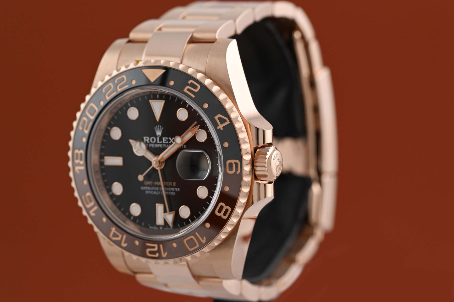 Rolex GMT Master II Roségold 126715CHNR - Full Set