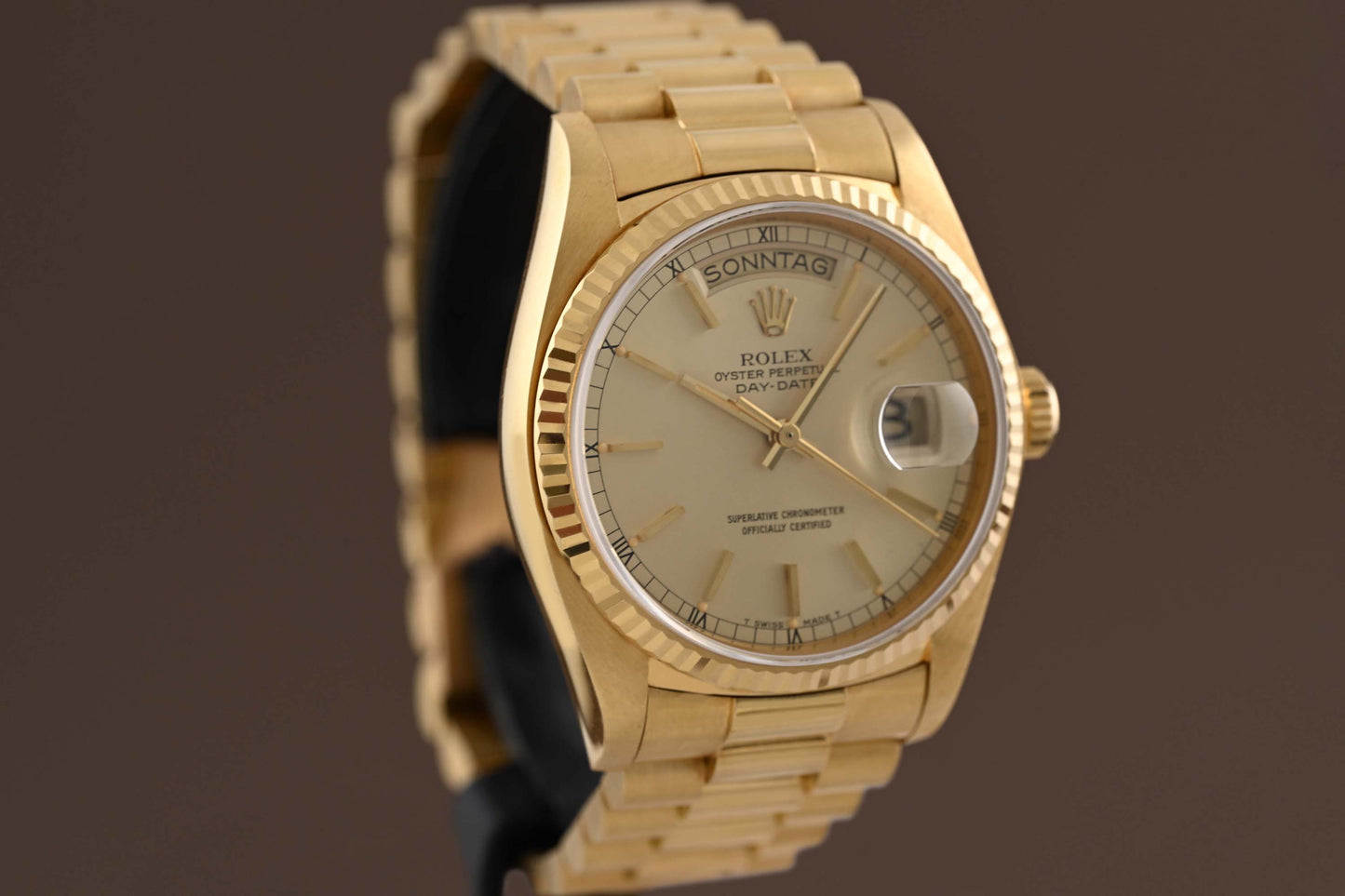 Rolex Day Date 36mm Gelbgold 18038 - 18k Yellow Gold - Full Set