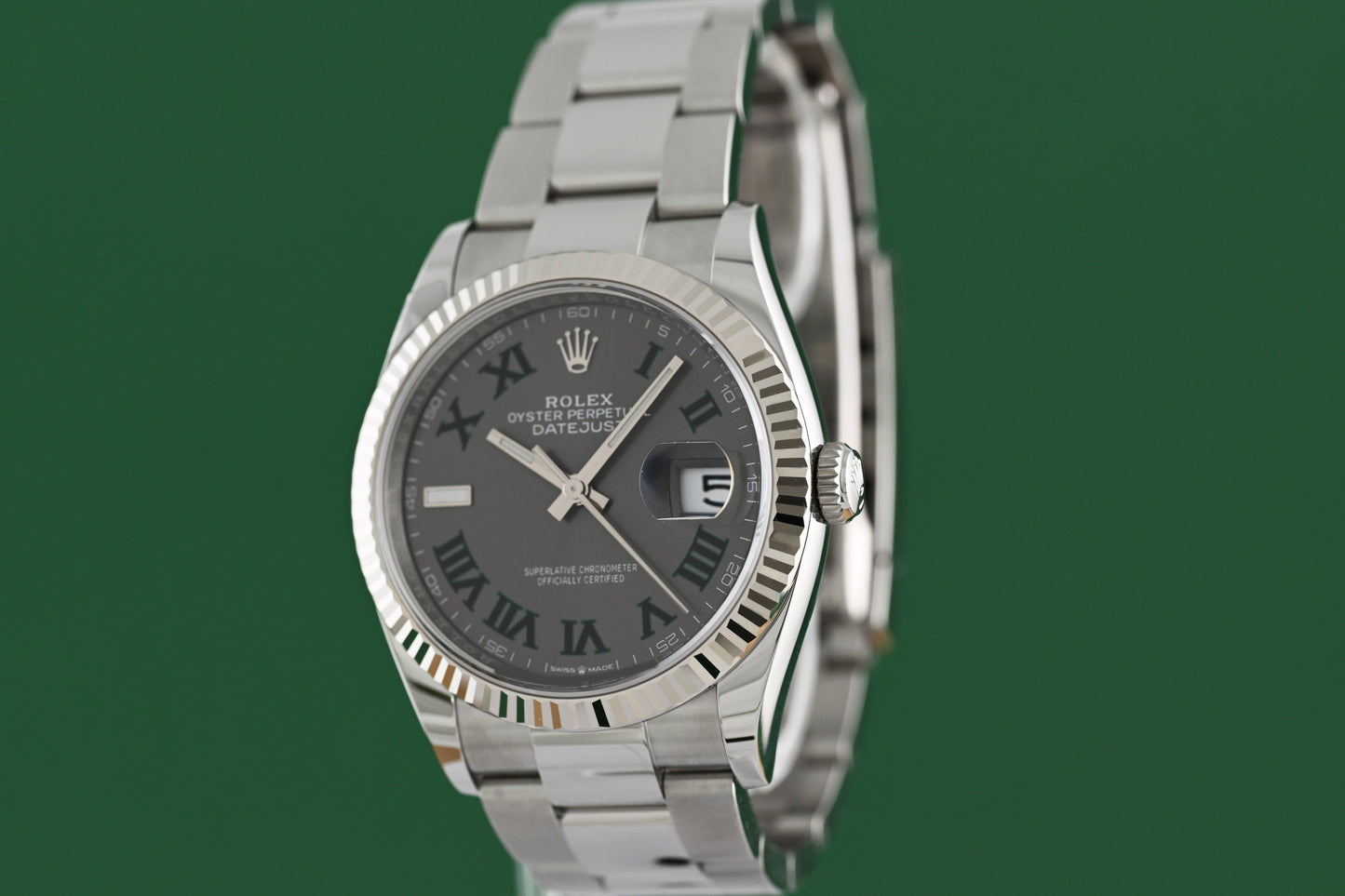 Rolex Oyster Perpetual Datejust 126234 - Full Set - Wimbledon Dial - NEW 2025