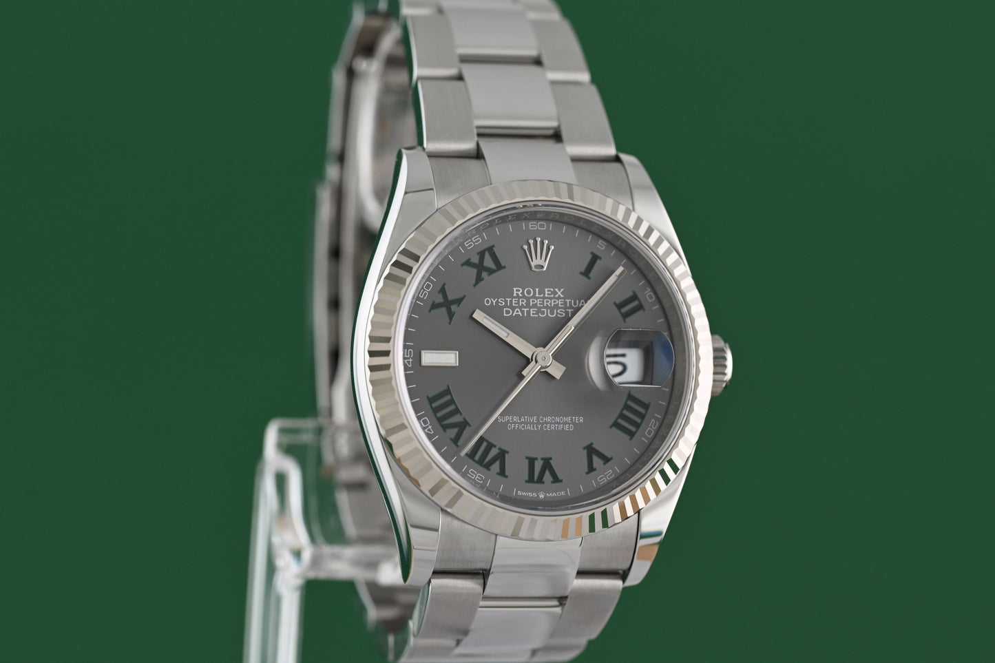 Rolex Oyster Perpetual Datejust 126234 - Full Set - Wimbledon Dial - NEW 2025