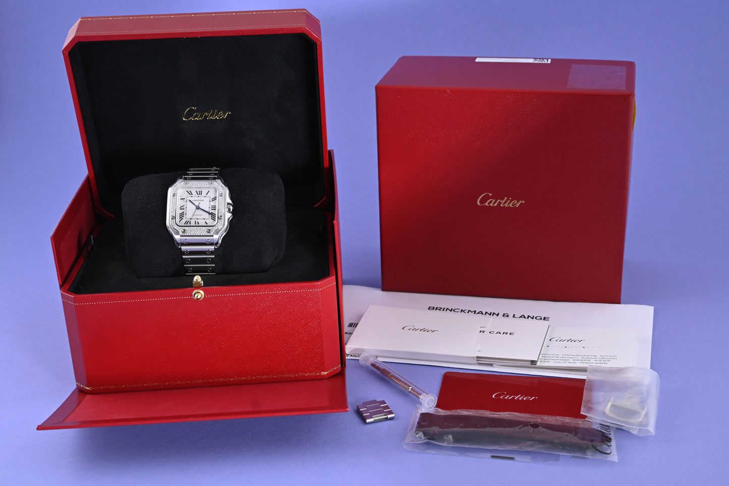 Cartier Santos Medium - Full Set - Factory