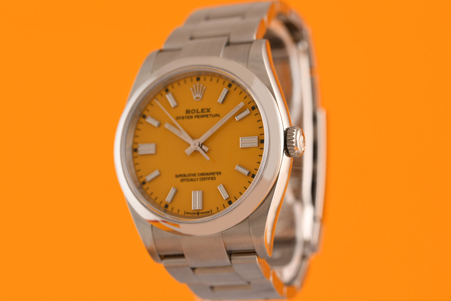 Rolex Oyster Perpetual 36mm 126000 - Full Set - Yellow - NEW