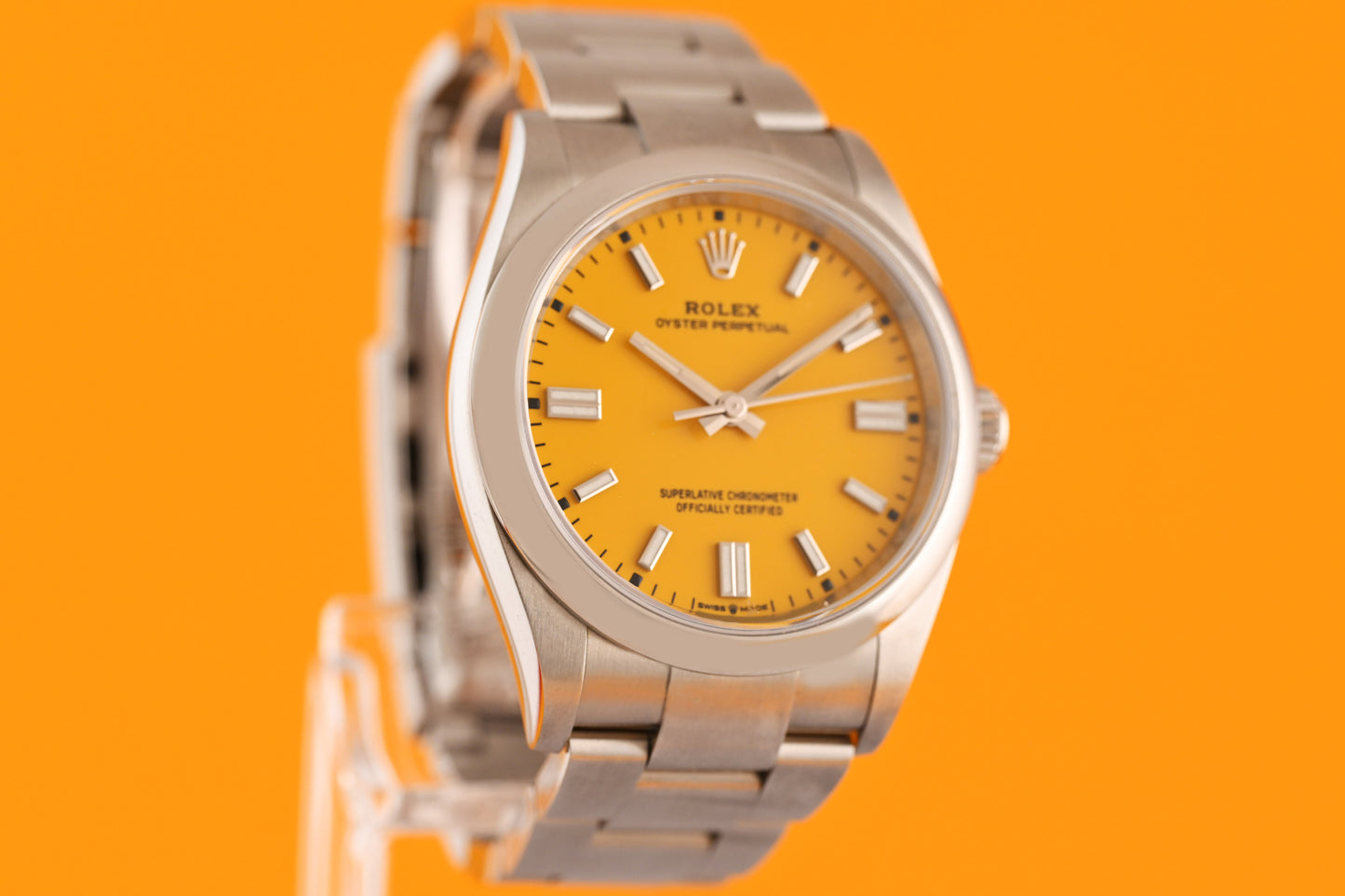 Rolex Oyster Perpetual 36mm 126000 - Full Set - Yellow - NEW
