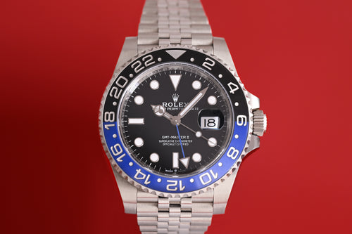 Rolex GMT Master II Batgirl 126710BLNR - Full Set