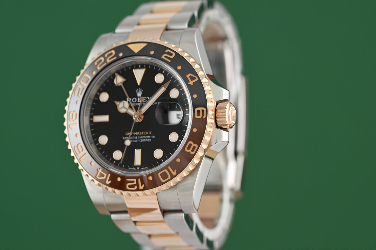 Rolex GMT Master II Rootbeer Stahl/Roségold - 126711CHNR - Full Set - LC 100