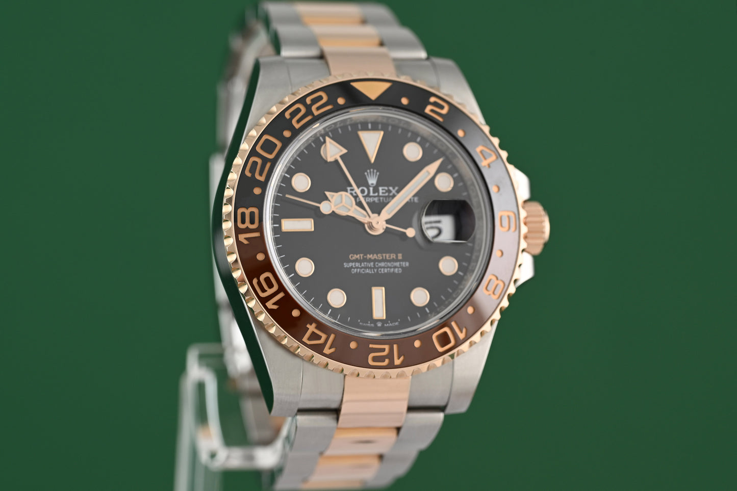 Rolex GMT Master II Rootbeer Stahl/Roségold - 126711CHNR - Full Set - LC 100