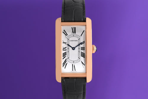Cartier Tank Américaine 18k Rose Gold - Full Set - NEW