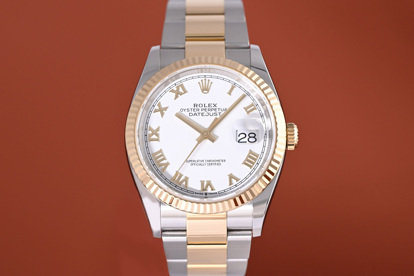 Rolex Oyster Perpetual Datejust 126233 - Full Set - White Dial - LC100
