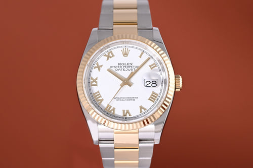 Rolex Oyster Perpetual Datejust 126233 - Full Set - White Dial - LC100