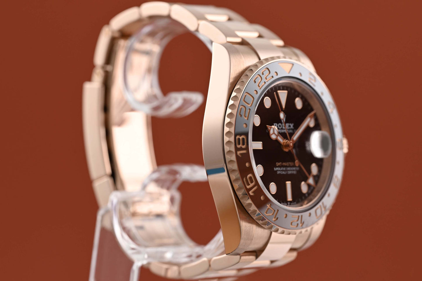 Rolex GMT Master II Roségold 126715CHNR - Full Set