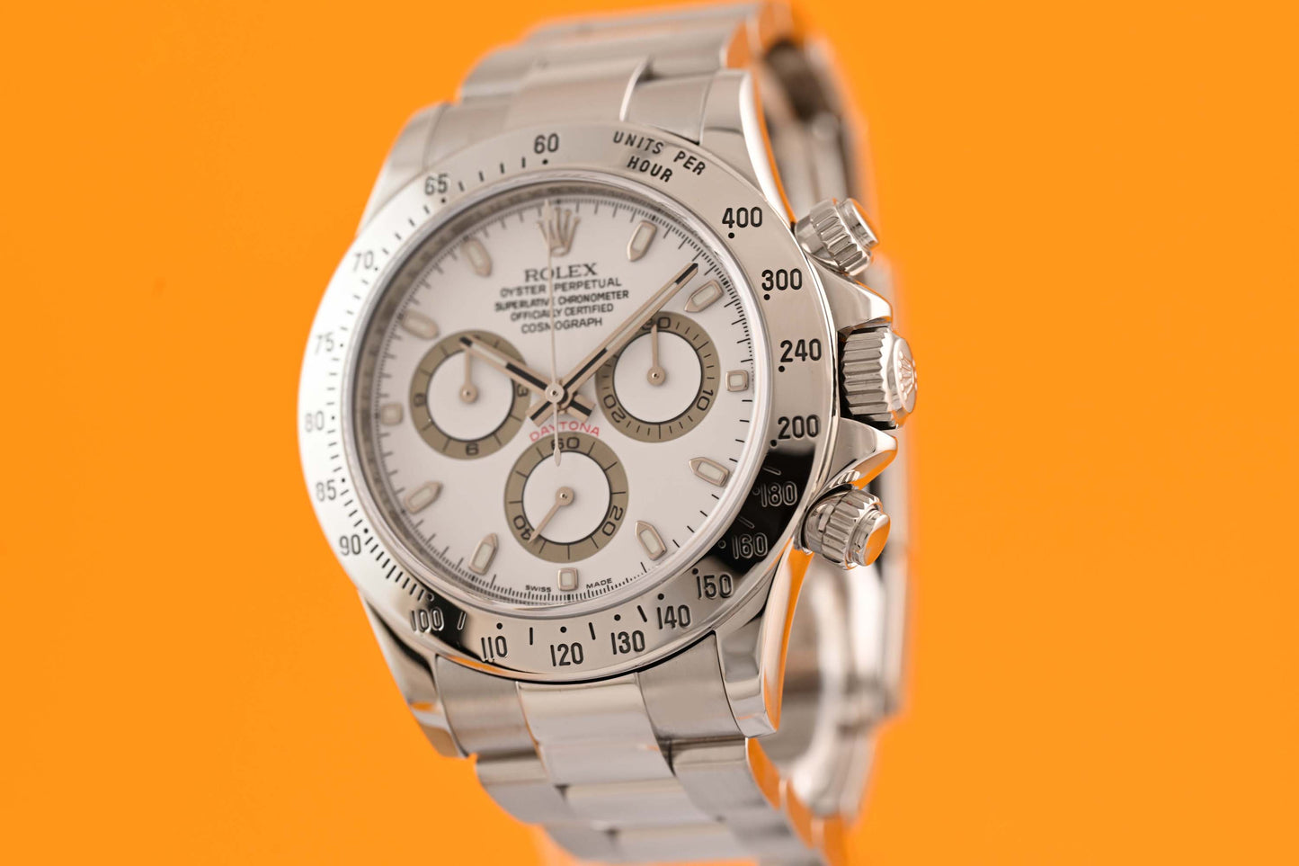Rolex Daytona 116520 White Dial - Full Set - LC100