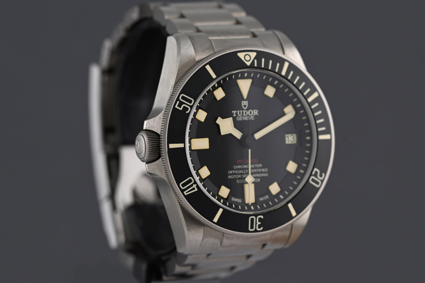 Tudor Pelagos - 25610TNL - Titanium Lefthand - Black Dial - Full Set