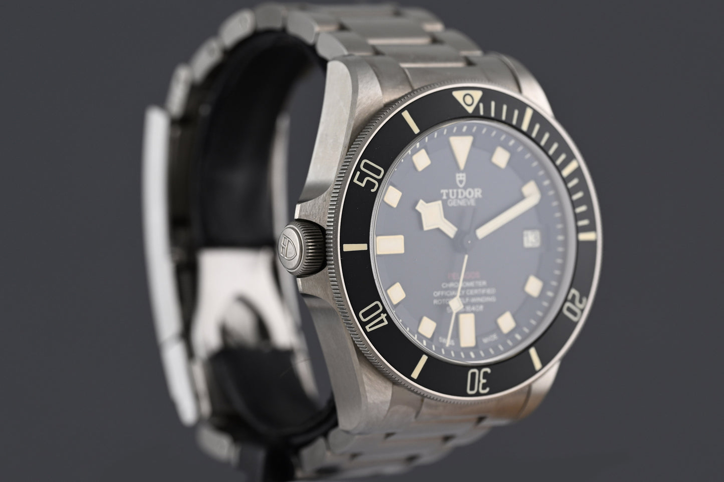 Tudor Pelagos - 25610TNL - Titanium Lefthand - Black Dial - Full Set