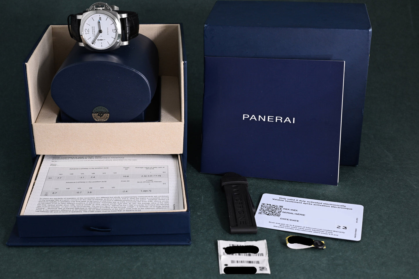 Panerai Luminor "Quaranta BiTempo" - PAM01367 - White Dial - Full Set