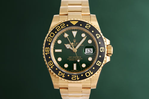 Rolex GMT Master II 116718LN - Green Dial - Full Set