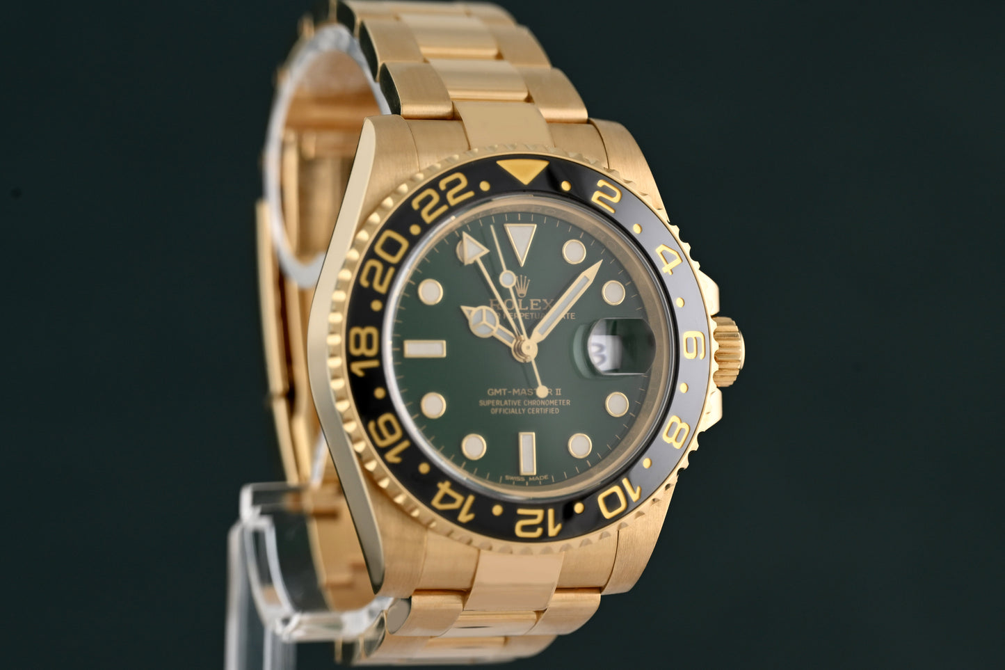 Rolex GMT Master II 116718LN - Green Dial - Full Set