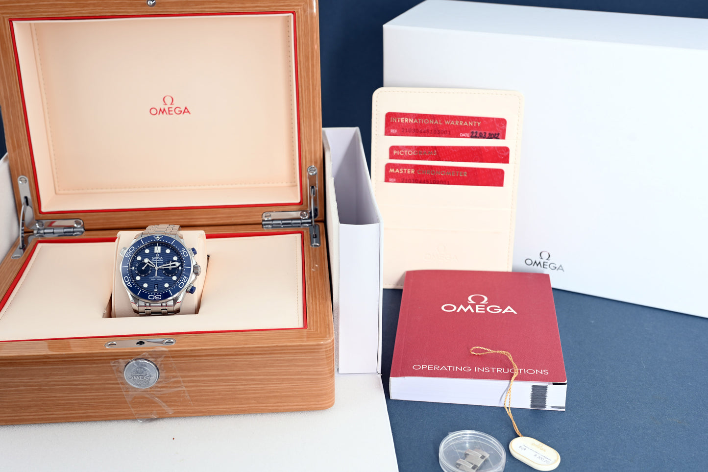 Omega Seamaster Diver 300M Chronograph - Full Set