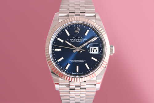 Rolex Oyster Perpetual Datejust 126234 - Blue Dial - Full Set - Like NEW