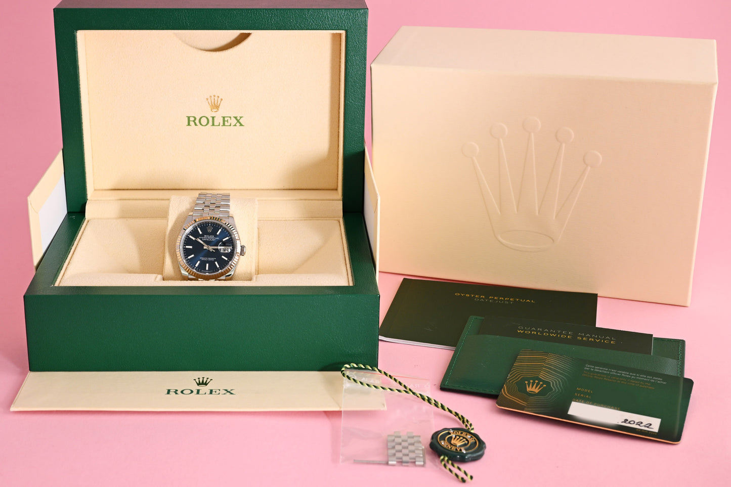 Rolex Oyster Perpetual Datejust 126234 - Blue Dial - Full Set - Like NEW