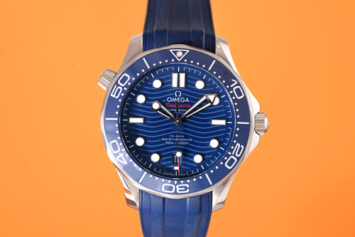 Omega Seamaster Diver 300m - Blue Dial - Full Set