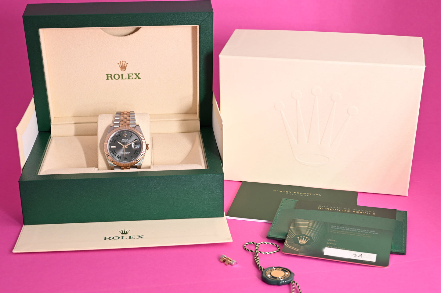 Rolex Datejust 41 - 126331 Wimbledon - Full Set