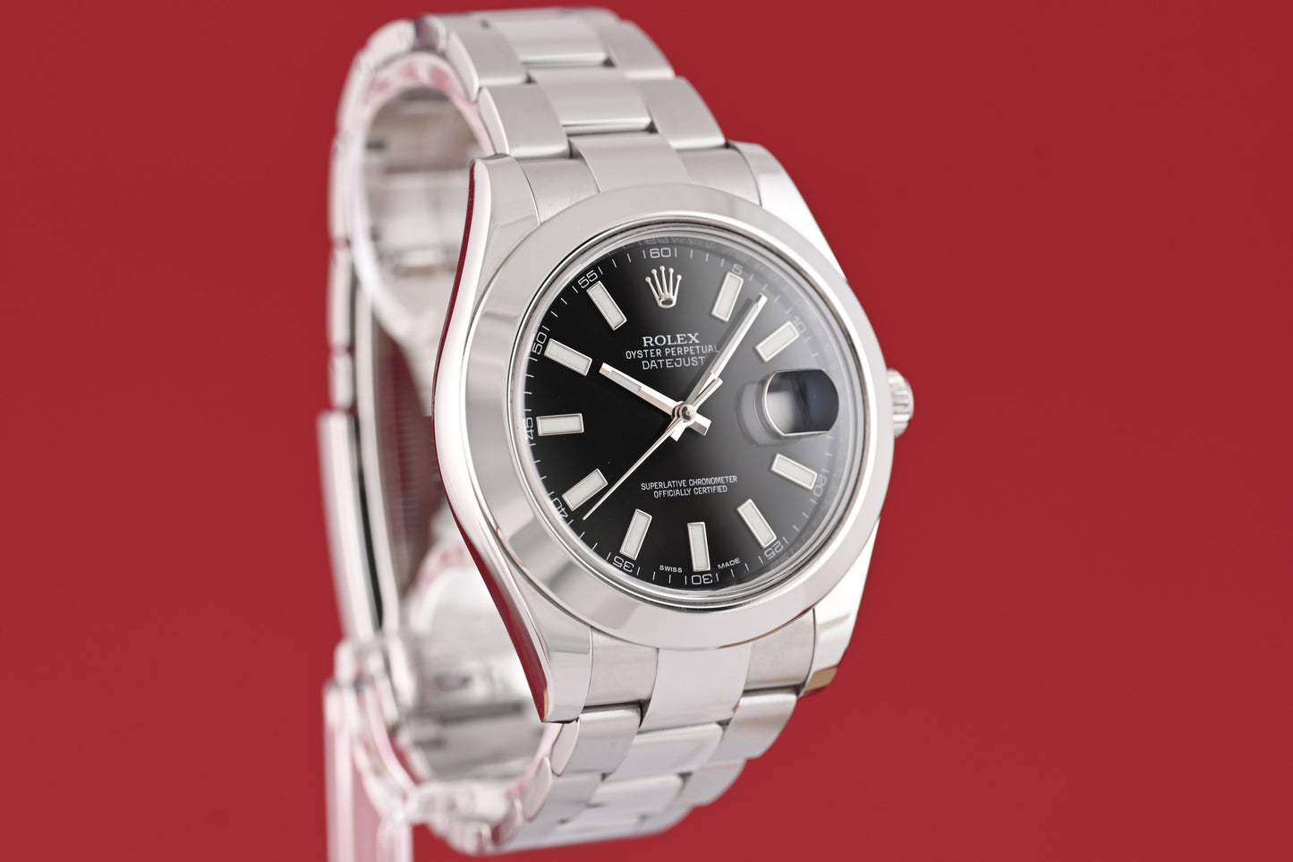 Rolex Datejust II - 116300 - Black Dial - Full Set - LC 100