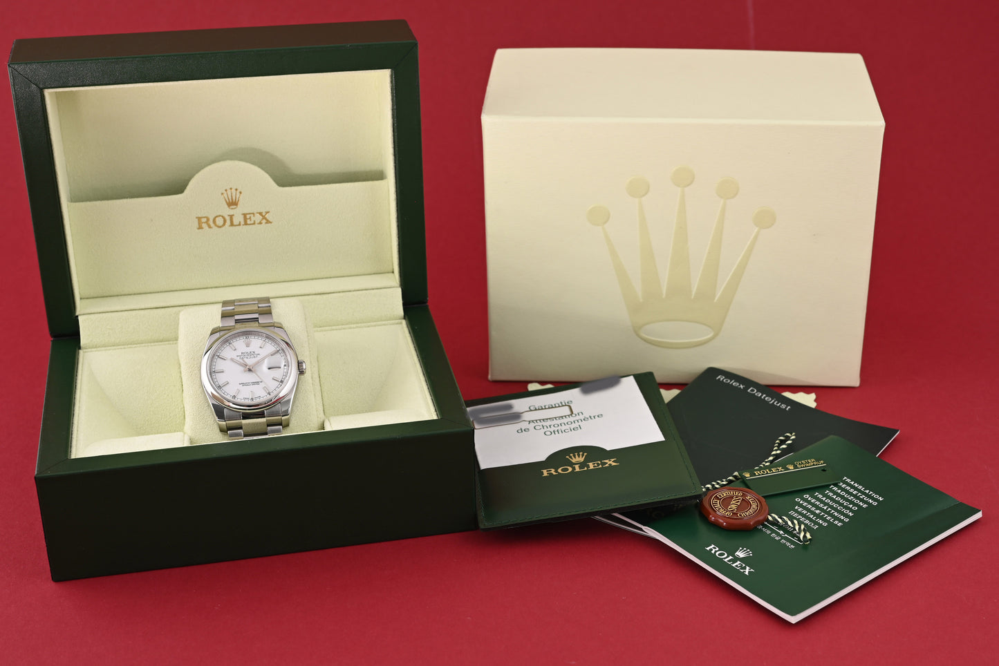 Rolex Oyster Perpetual Datejust 116200 - Full Set - LC 100