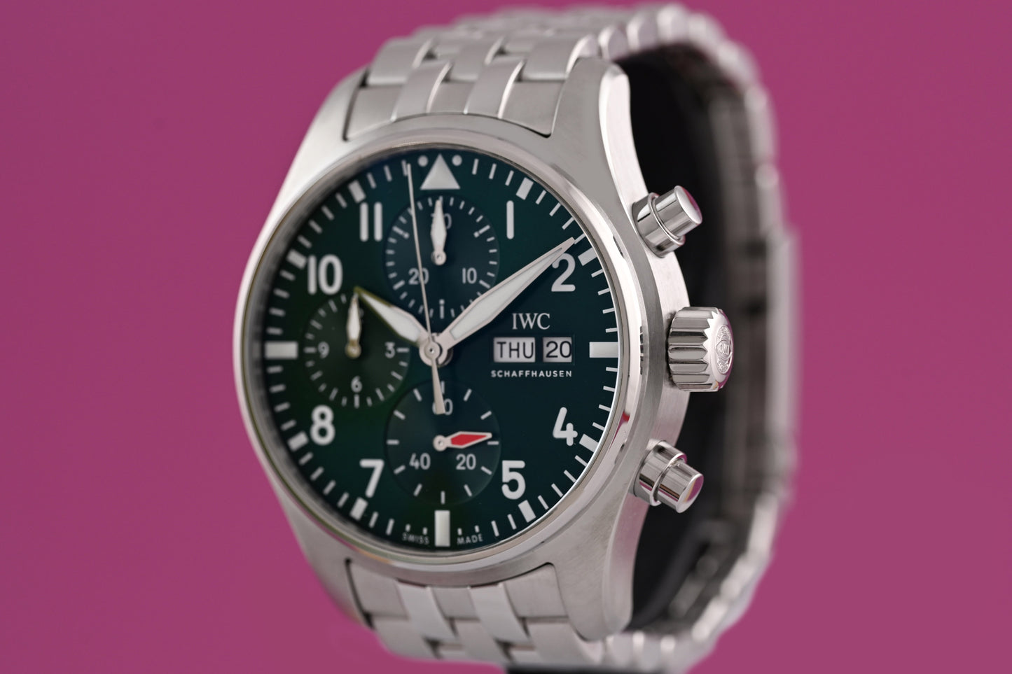 IWC Fliegeruhr Chronograph - Pilot's Watch Chronograph - Full Set - Green