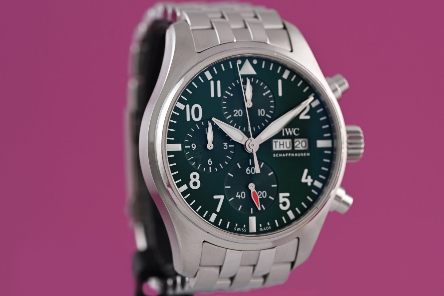 IWC Fliegeruhr Chronograph - Pilot's Watch Chronograph - Full Set - Green