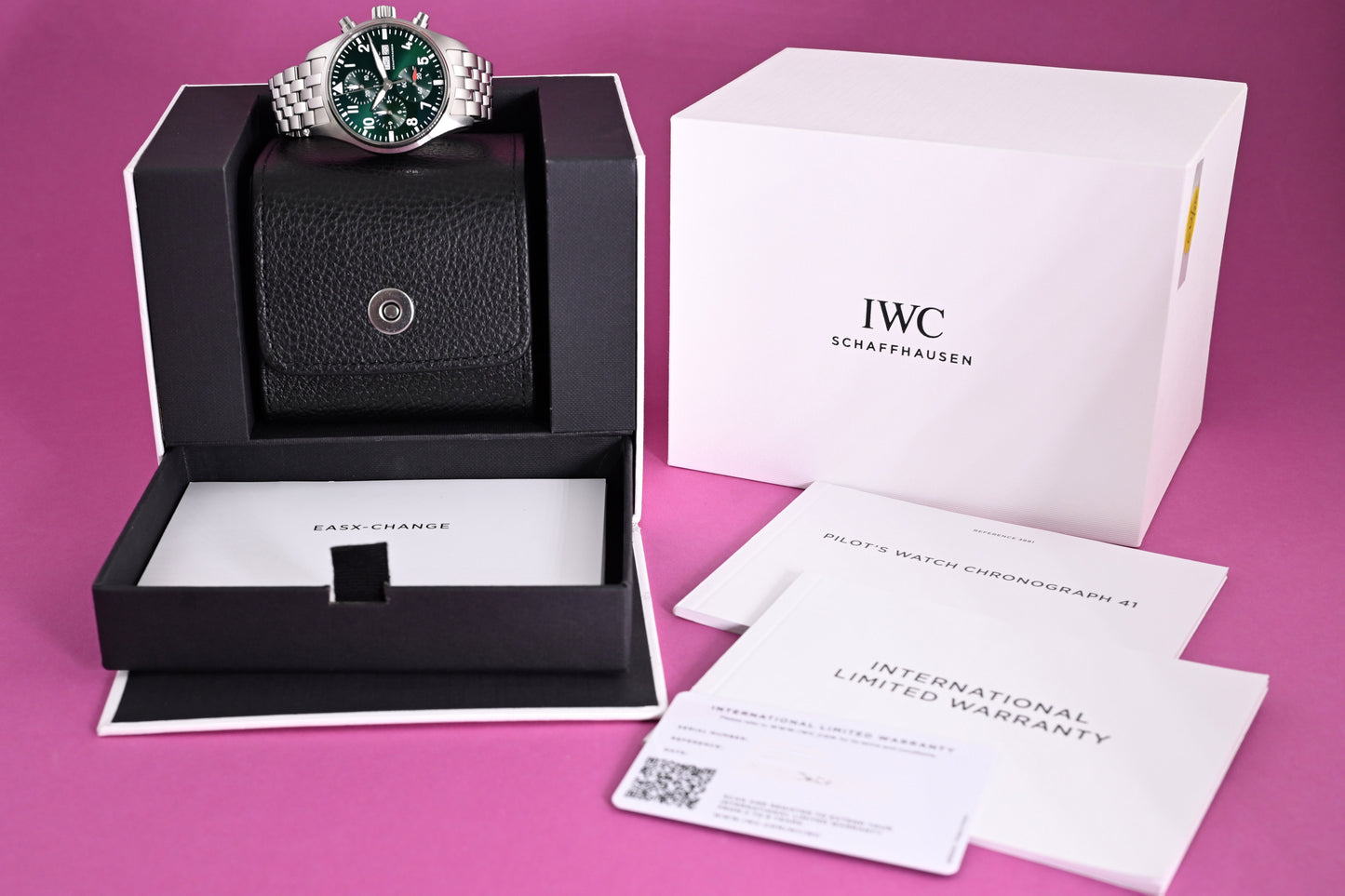 IWC Fliegeruhr Chronograph - Pilot's Watch Chronograph - Full Set - Green