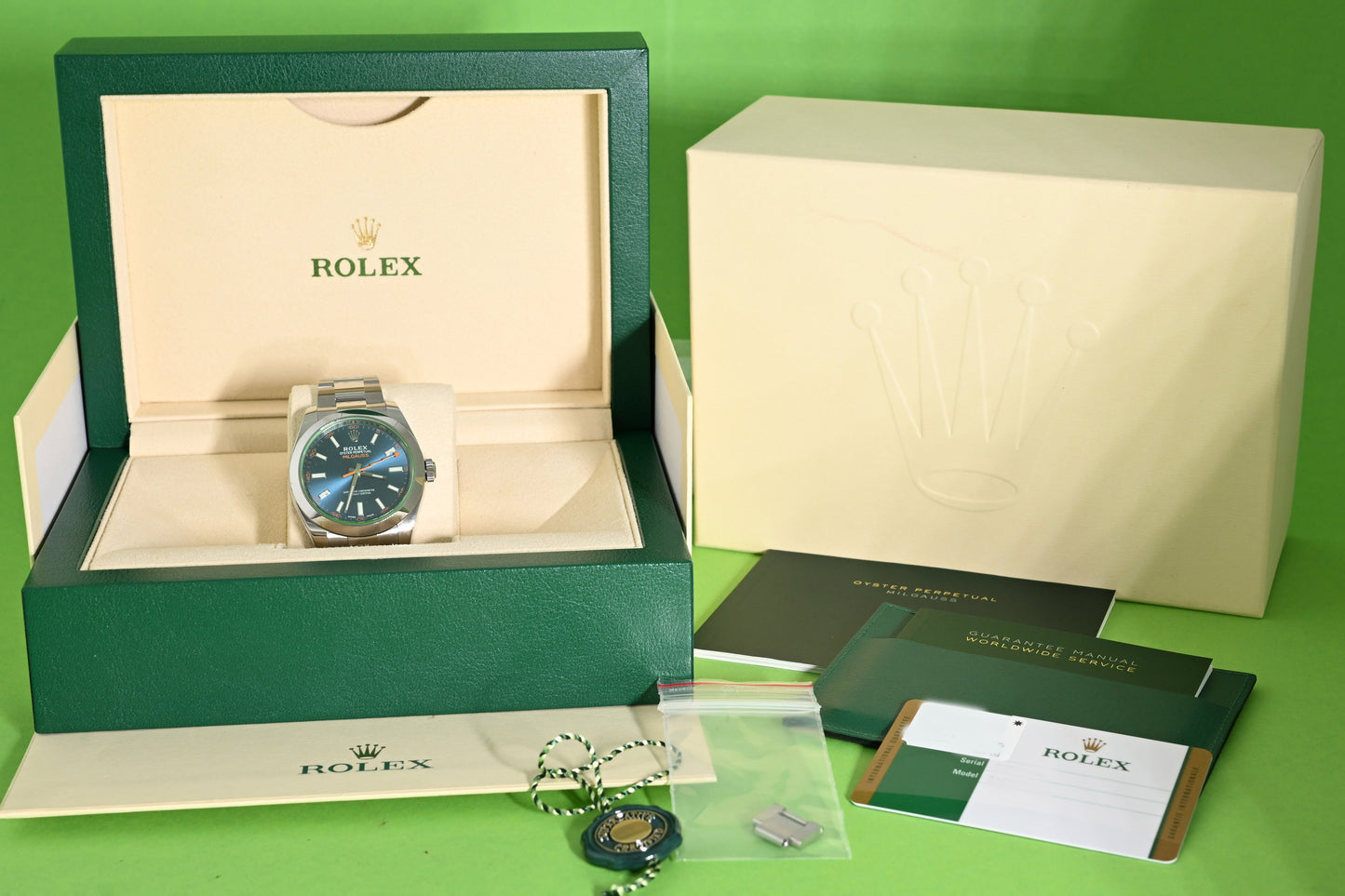 Rolex Milgauss 116400GV - Full Set- NEW 2019