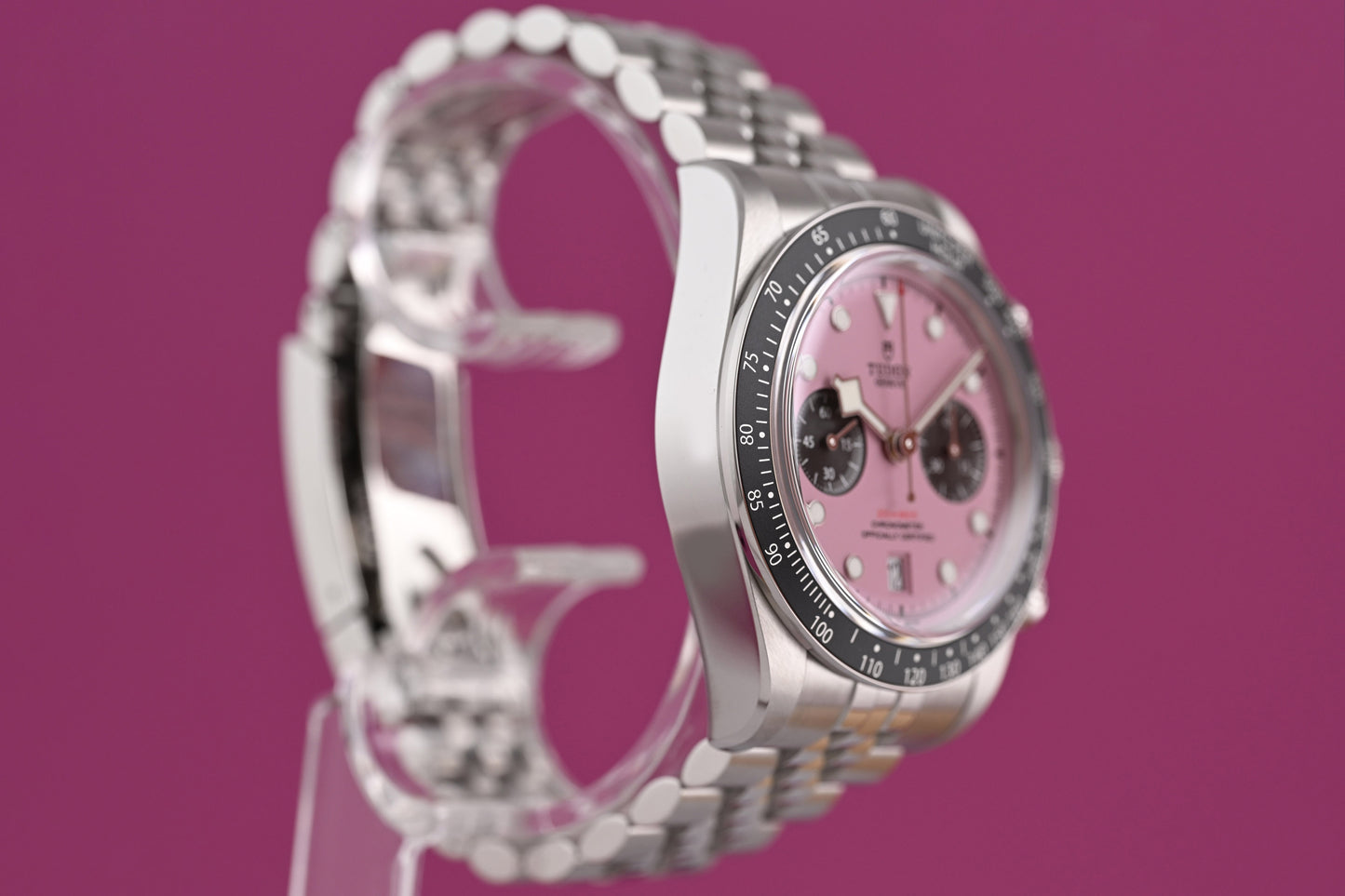 Tudor Black Bay Chronograph 79360N - Pink Dial "Inter Miami" - Full Set - NEW