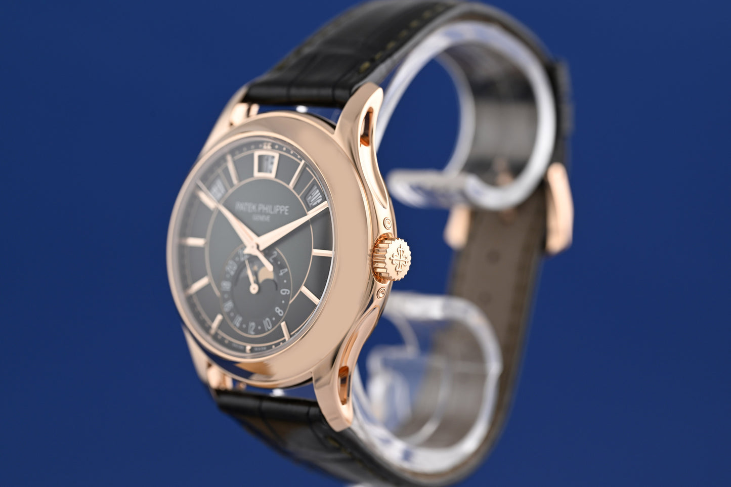 Patek Philippe Annual Calendar - 5205R-011 - Rose Gold - Full Set - Green Dial - NEW