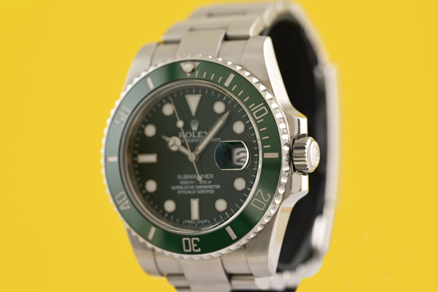 Rolex Submariner 116610LV - Full Set - Hulk