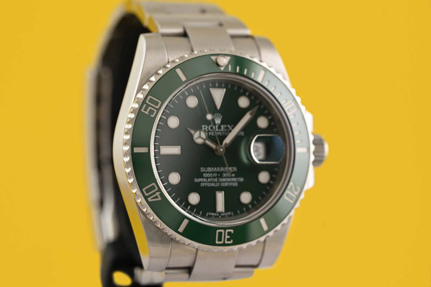 Rolex Submariner 116610LV - Full Set - Hulk