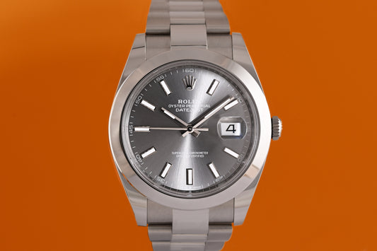 Rolex Datejust 41 - 126300 - Rhodium Dial - 2025