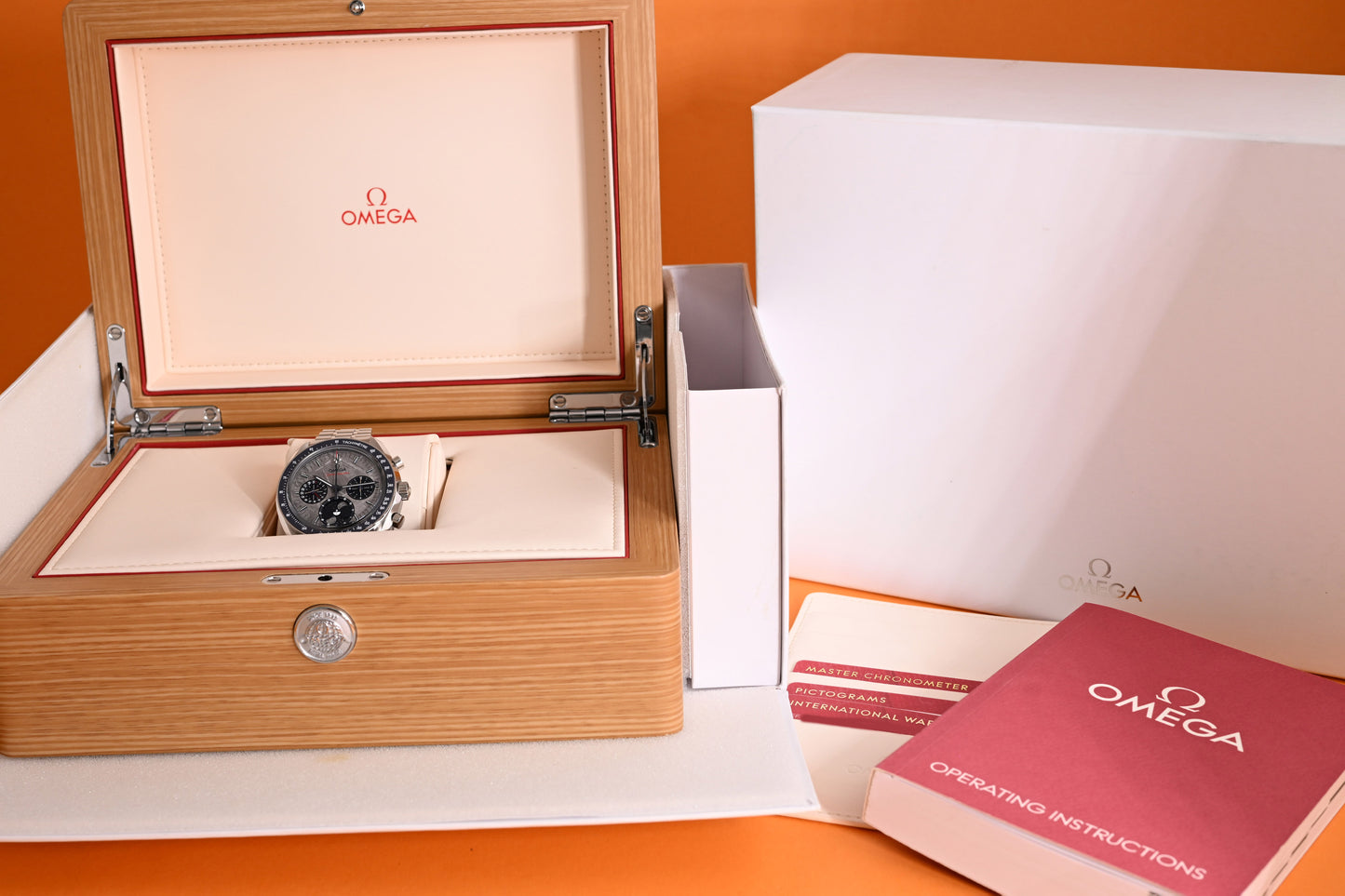 Omega Speedmaster Moonphase Meteorite Dial - Full Set - Sapphire Crystal - NEW