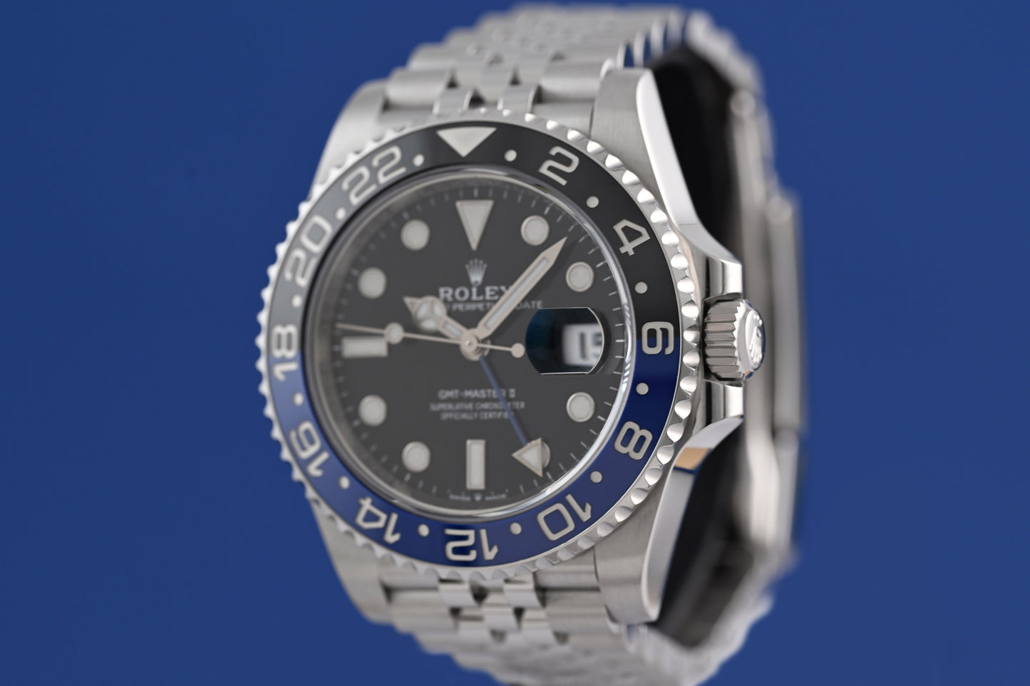 Rolex GMT Master II Batgirl 126710BLNR - Full Set